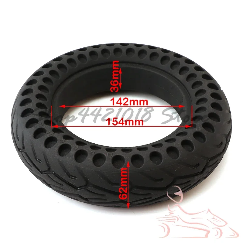 10x2.50 Honeycomb Solid Tyre 10*2.5 Tubeless Tire,Thickened Double Honeycomb Wheel Tyre for Electric Scooter Skate Board