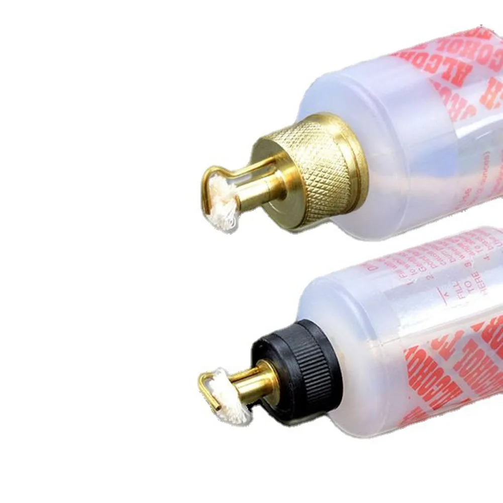 70ml Dental Lab Alcohol Torch Plastic Metal Type Alcohol Burner Heating Lamp With Wick Denture Chemical Wax Type Empty Bottle