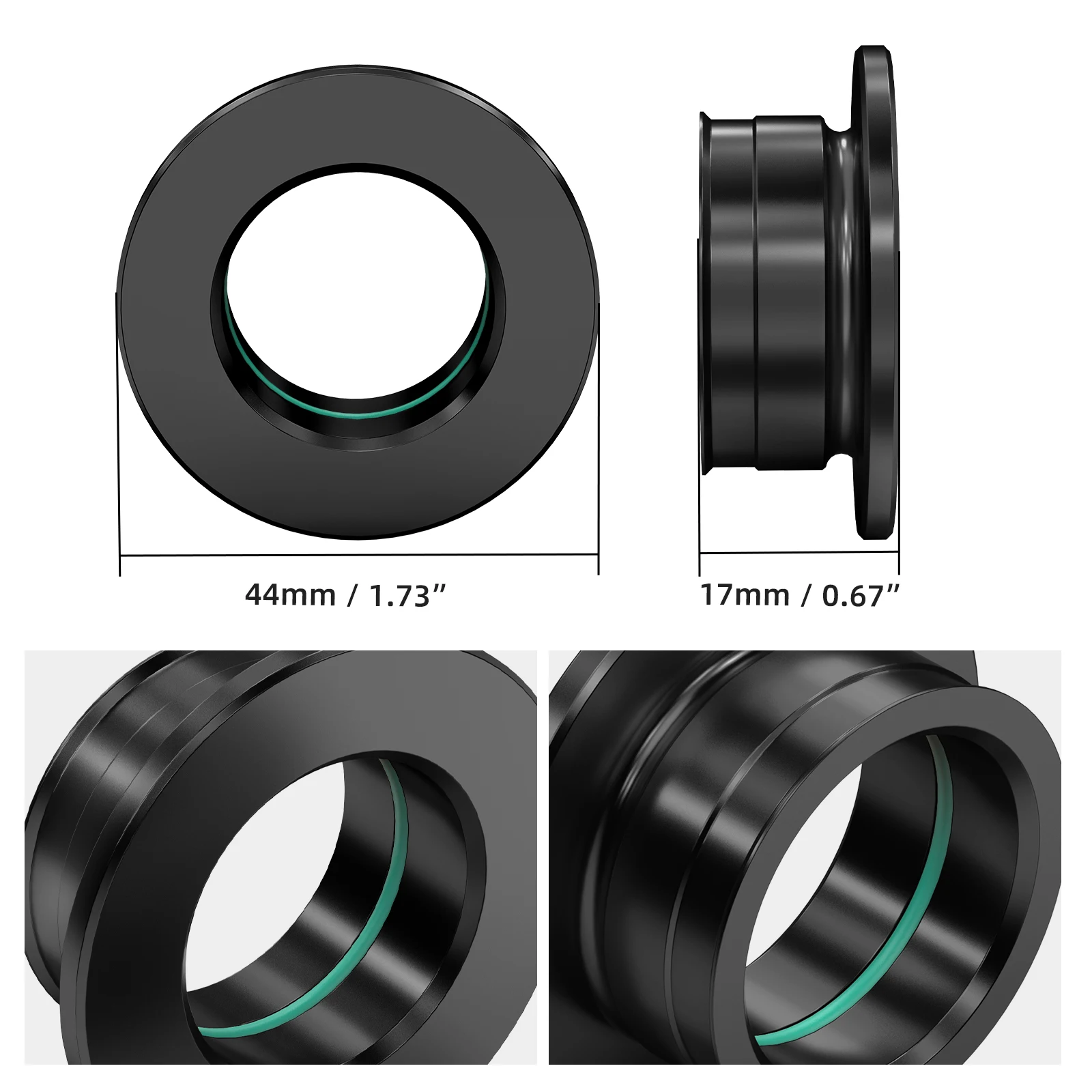 NICECNC For Stark Varg EX MX 2024-2025 Motorcycle Accessories Rear Wheel Spacer Hub Collar Sleeves Aluminium