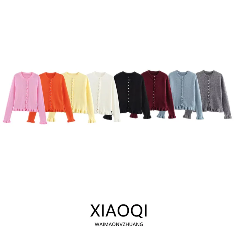 

Casual Knitted Long Sve round Ne Outerwear for Women Autumn Winter New Arrival Layered Decoration Commute Sle Regular ...