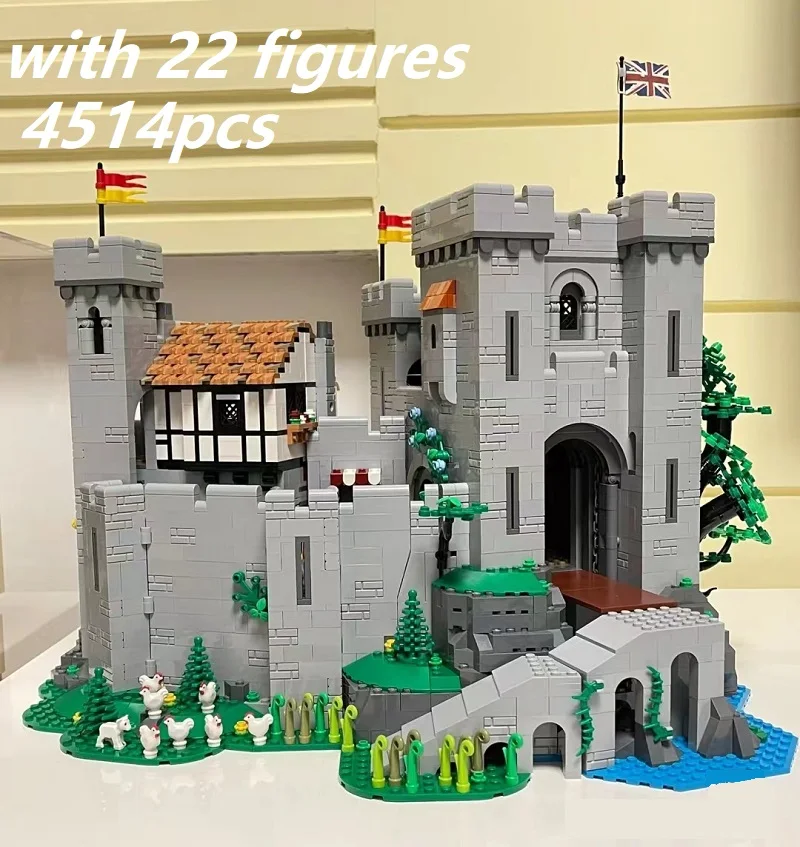 

IN STOCK 4514pcs Lion King Castle Series Building Decoration Building Blocks Toy 10305 85666 Boys Girls Birthday Christmas Gifts