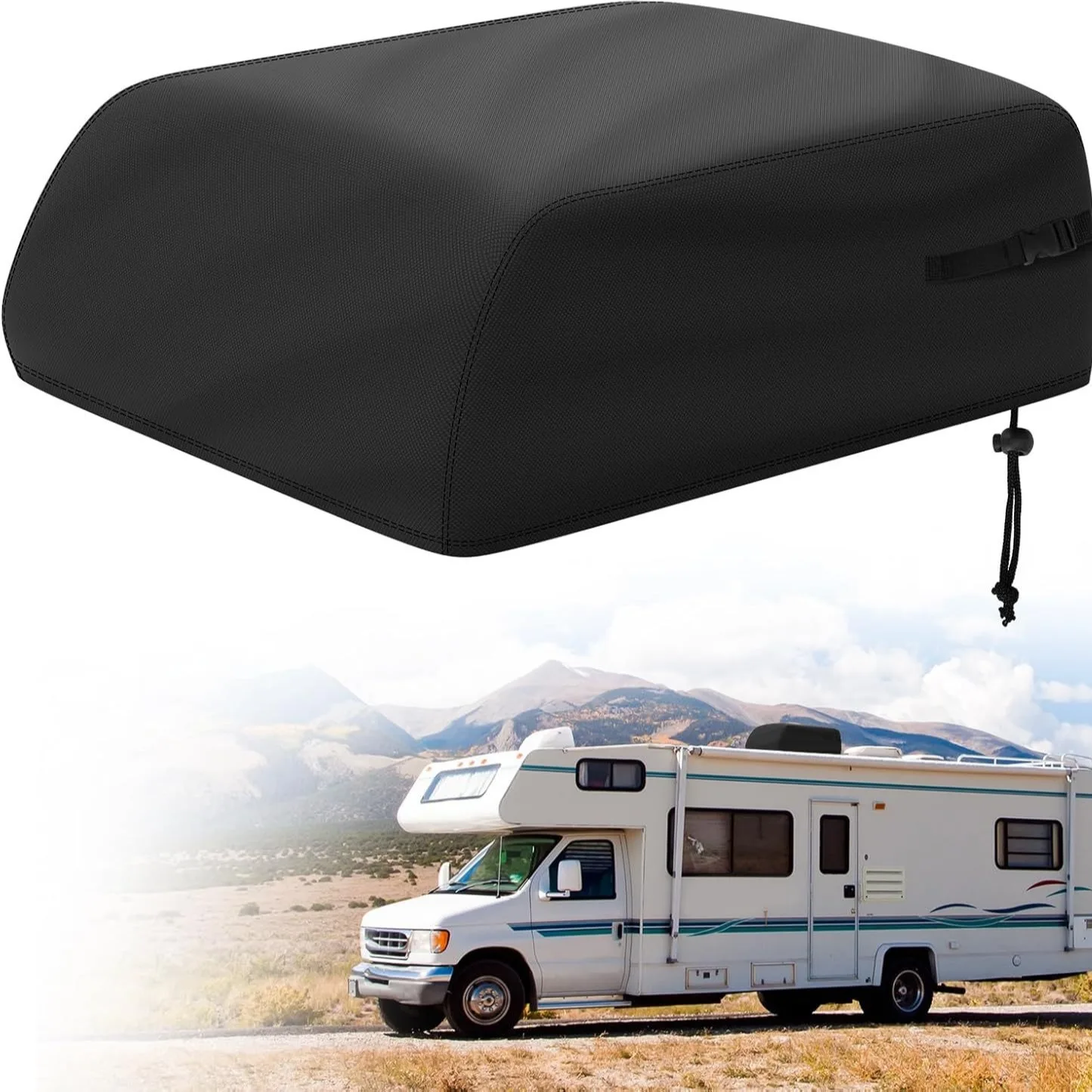RV Buckle Drawstring Air Conditioner Protective Cover Dust-Proof Outdoor Air Conditioner Cover Air Conditioner Cover