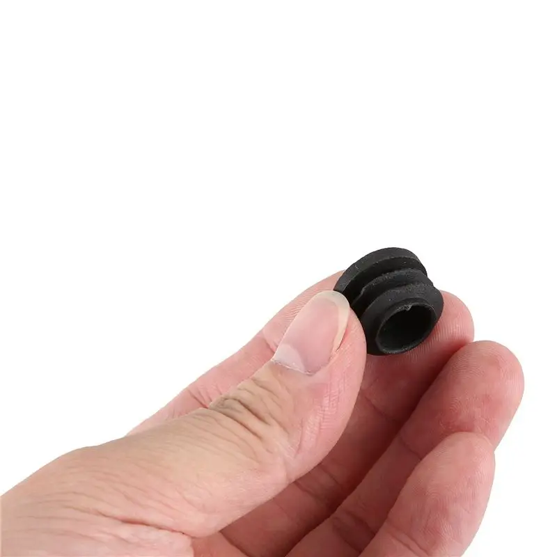 ABWZ-Round Table Chair Leg Tube Pipe Insert End Cap 19Mm Dia 180Pcs Black