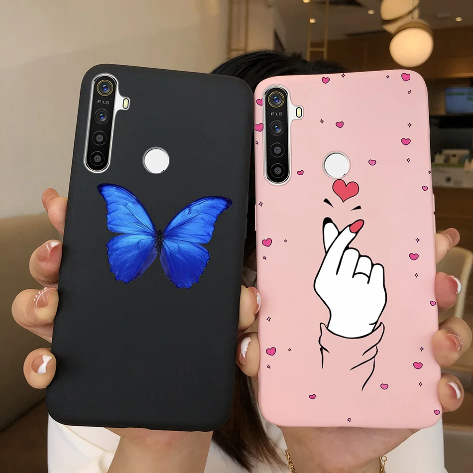 For Oppo Realme 5 Pro Oppo Realme 5 5i 5s c3 6i Realme5 5 Pro Realme6i Phone Cases Cute Soft Matte Bumper Back Cover Funda Coque