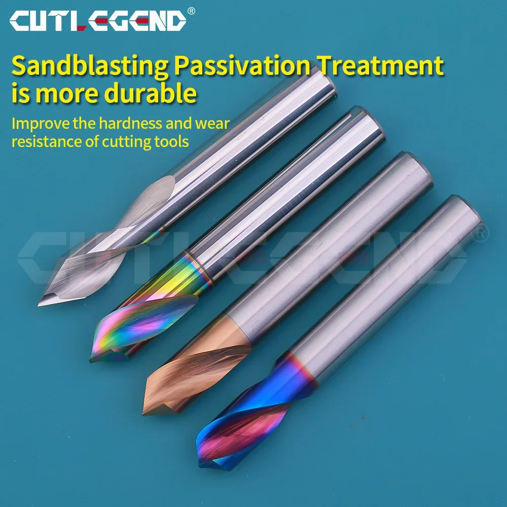 

CNC Spot Drill Carbide Stub Center Bit 60 90 120 Degree 1mm-20mm Dia Chamfer Location Prepare Guide Pilot Hole CNC Machine Tool
