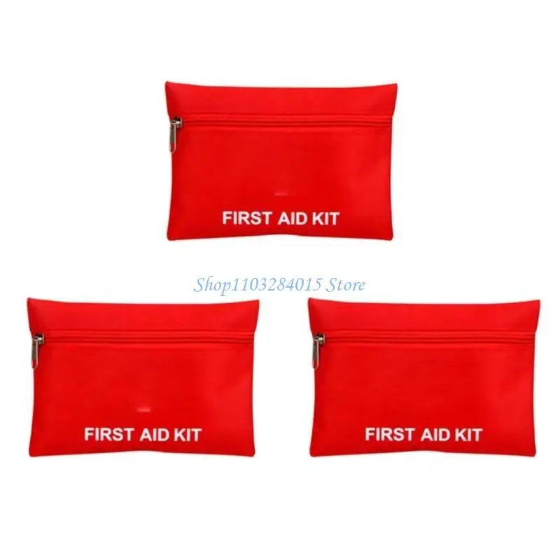 R6FF 3pcs Portable Medicals Rescuing Bag Visible Safety Marking Waterproof Construction For Travel Trip Emergencies
