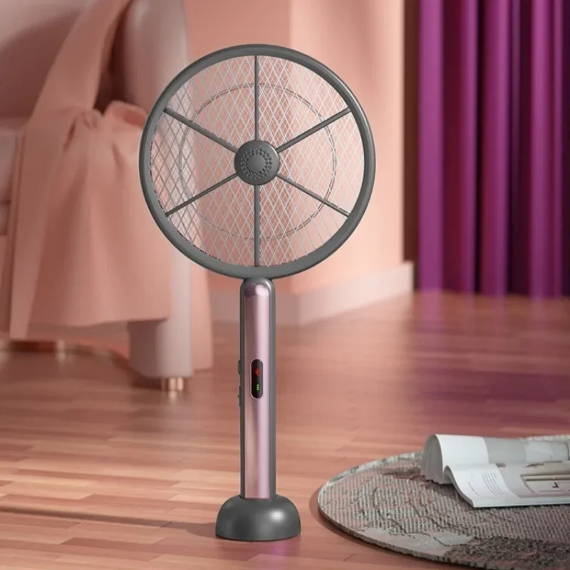 2026 New Upgrade Portable 3000V Fly Zapper Electric Mosquito Swatter Insect Catcher With USB Charging For Indoor Outdoor Home Ga