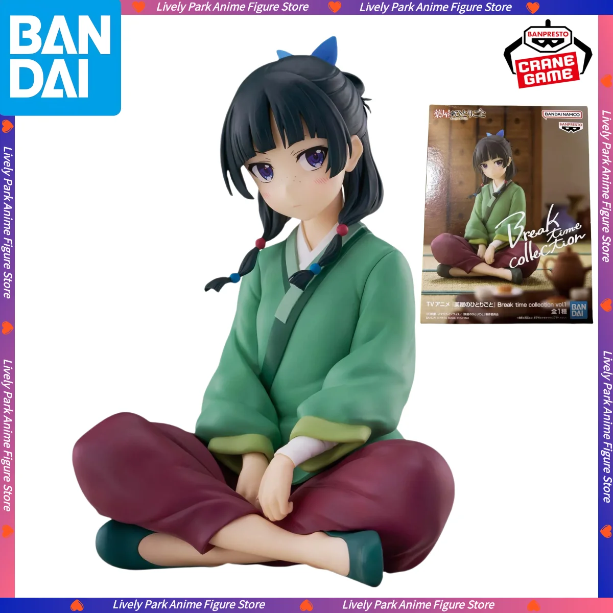 

BANDAI Original The Apothecary Diaries Break Time Collection Vol.1 KUSURIYANO HITORIGOTO Anime Figure Model Doll Statue Toy Gift