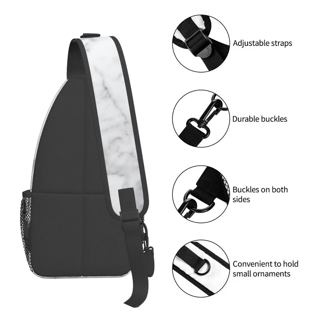 Rainbow High Crossbody Sling Bag For Men Women Travel Hiking Daypacks Pattern Rope Chest Shoulder Daypack