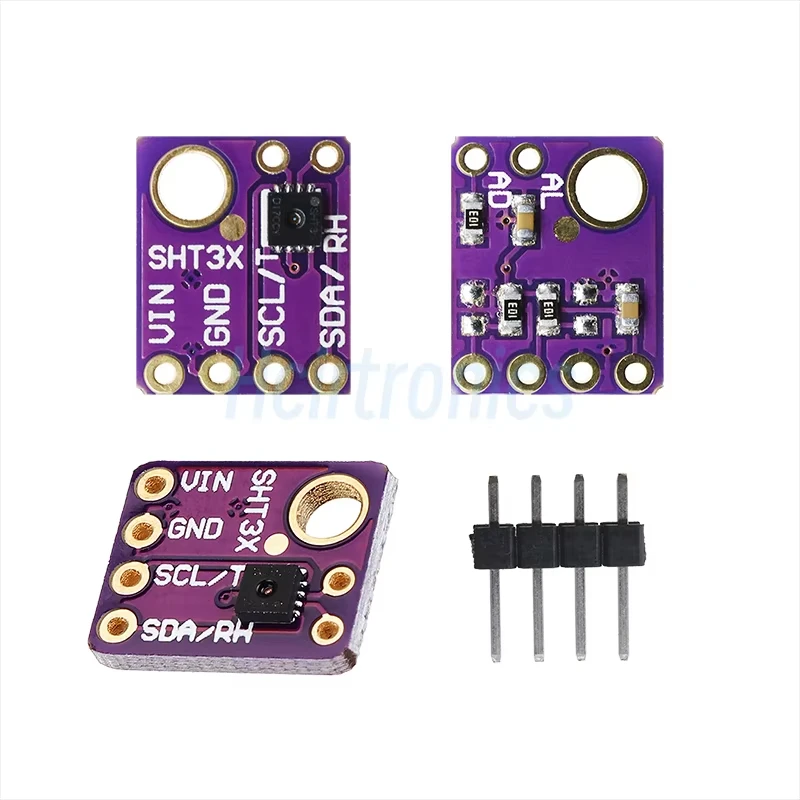 SHT31 SHT41 SHT45 Digital Temperature and Humidity Sensor Module (I2C) for Environmental Monitoring