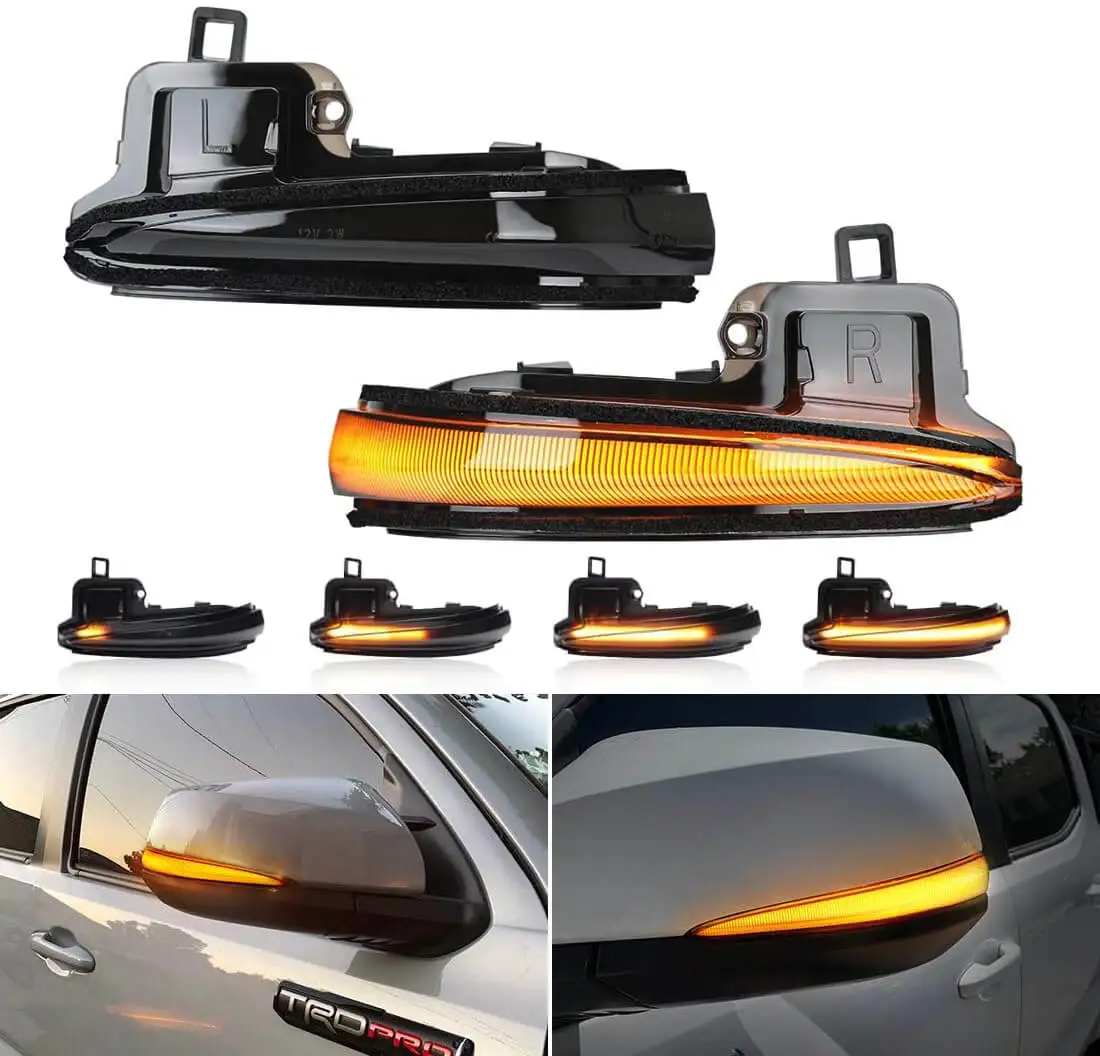 

For Toyota RAV4 XA50 2019-2023 / For Tacoma N300 2016-2023 Dynamic Turn Signal Light LED Side Mirror Indicator Blinker Light