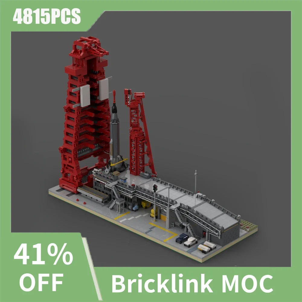 

4815 шт. MOC 1:101, комплекс запуска космической станции США 14 LC-14, модель атласного планшета, креативные идеи, игрушки, подарочные технологические блоки