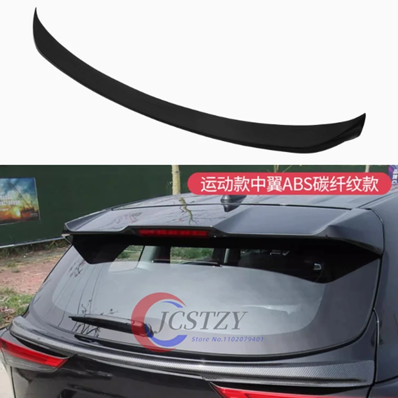 トヨタハイランダー 4th ルーフスポイラー 2021 2022 2023 2024 ABS リアトランクウイングカーアクセサリー