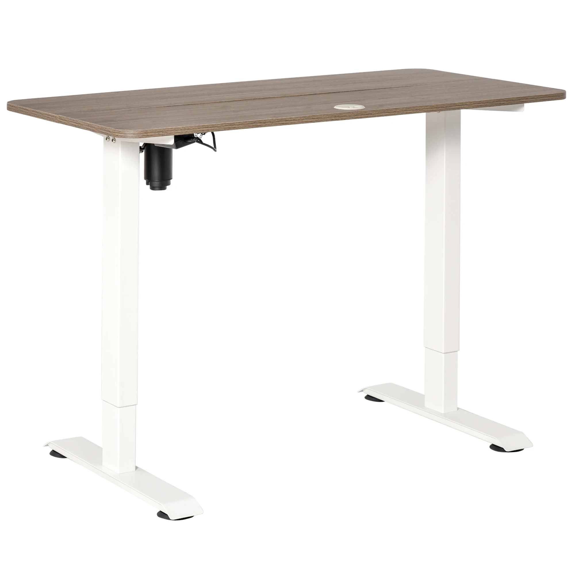 Vinsetto Elektrisch bureau in hoogte verstelbaar 4 geheugenfuncties 120X60X116Cm Wit