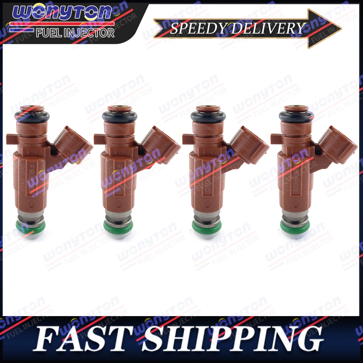 

4pcs Fuel Injectors 16600-5L300 For Nissan Sentra 2000 2001 2002 1.8L FBJB100