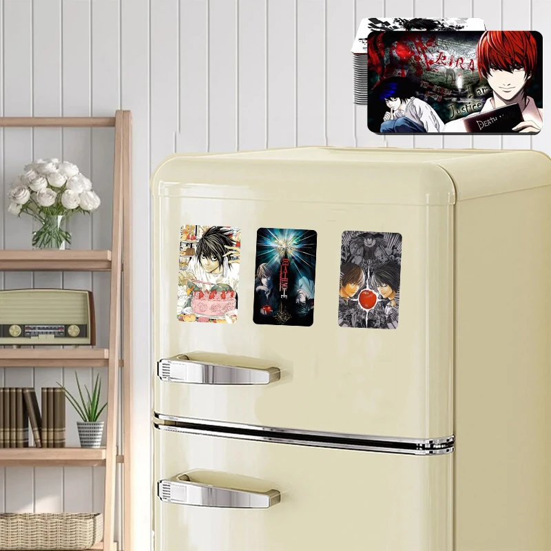 

Classic Japanese Anime Death Note Refrigerator Magnet, Suitable for Home Kitchen, Refrigerator Wall Door, Office DIY Decoration