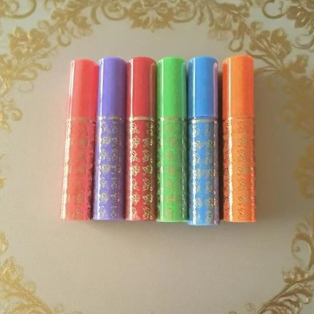 

New 5Pcs/Sets Glitter Lip Glaze Liquid Lipstick Set Shine Lip Gloss Gift Box Natural Moisturizer Waterproof Lips Makeup set