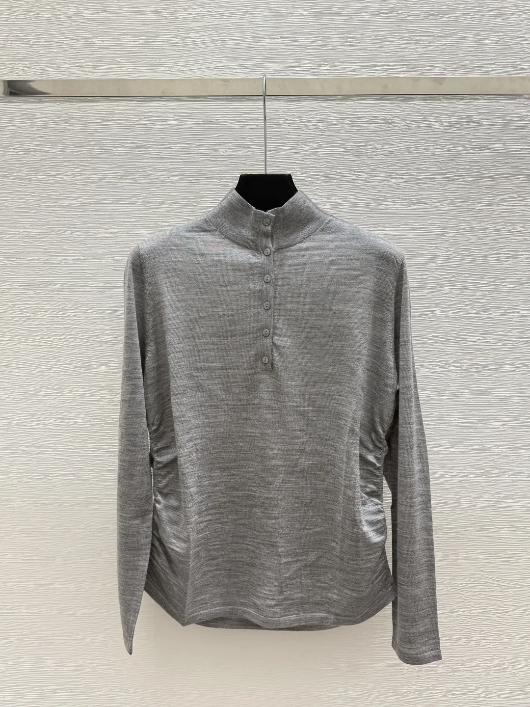 New Autumn/Winter High-Quality Stylish Casual Long-Sleeve Knit Top For Women Colors: Purple, Gray, Black