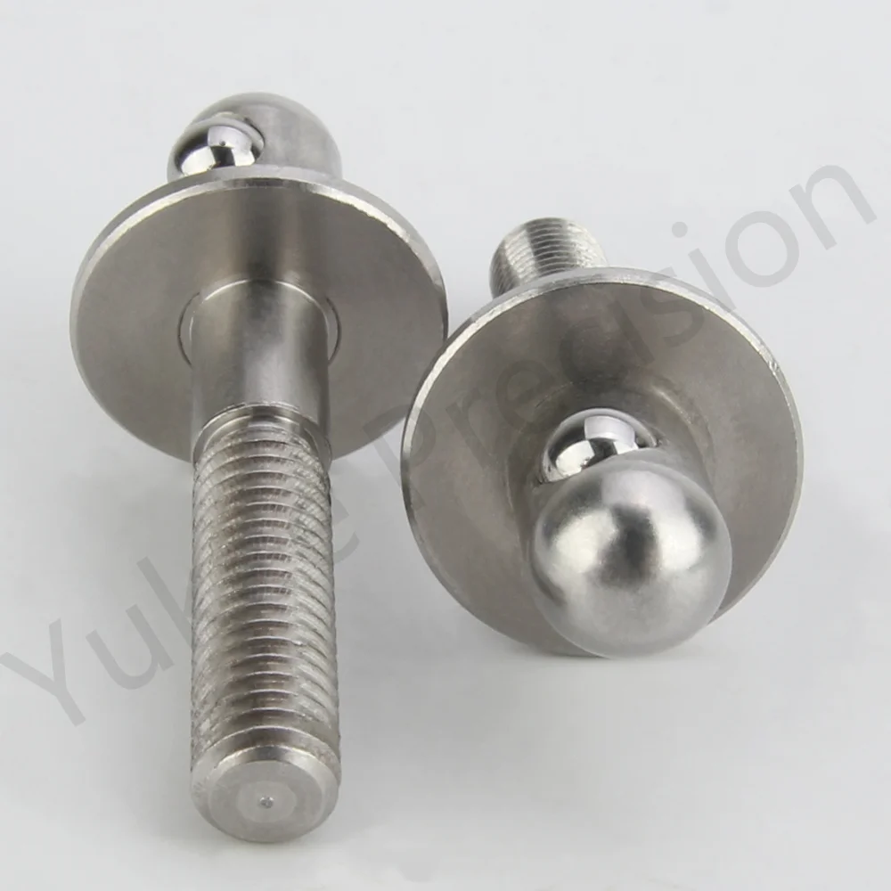 Factory Supply Mushroom Head and M6 Threaed Body Quick Realse Pin A​ll Stainless Steel Ball Lock Pin Length 44.4mm