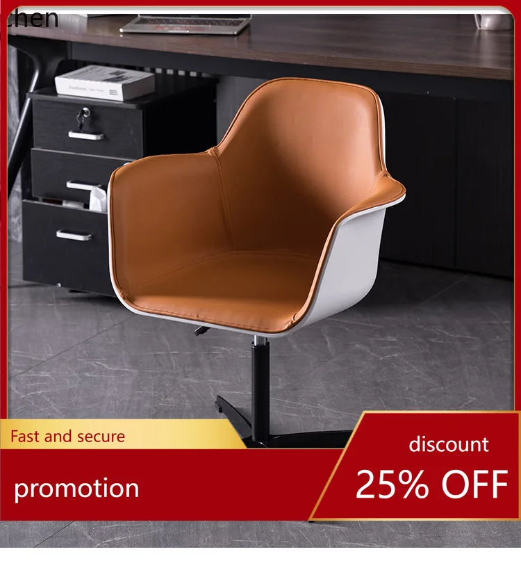 ZML Home Comfortable Meeting Swivel Chair Study Desk Chair Adjustable Seat Simple Design