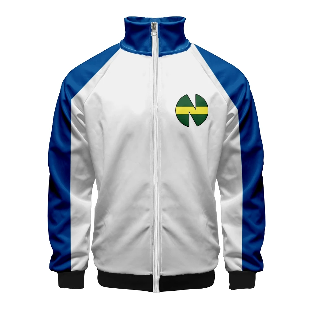 Coat 3D print Anime Captain Tsubasa Ozora Tsubasa Kojiro Hyuga Costume Unisex Hoodie Zipper Jacket Soccer Jerseys Uniform