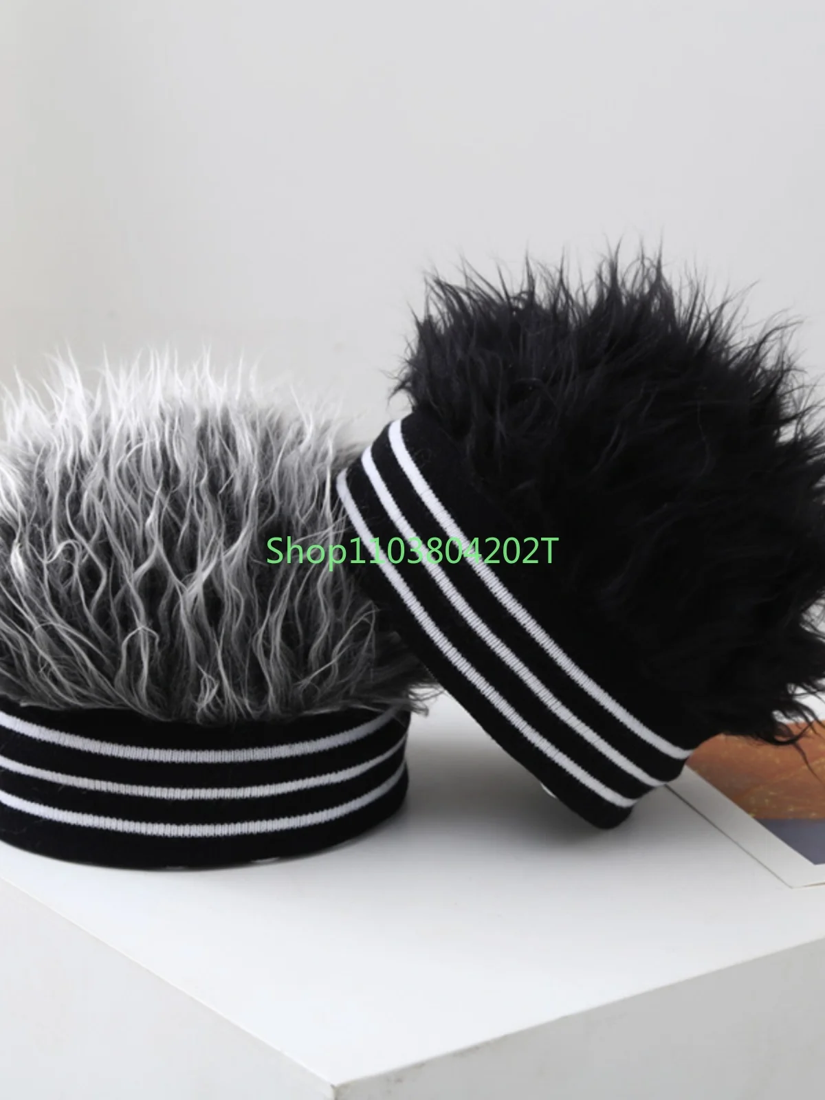 

Wig Men's Short Hair Hat