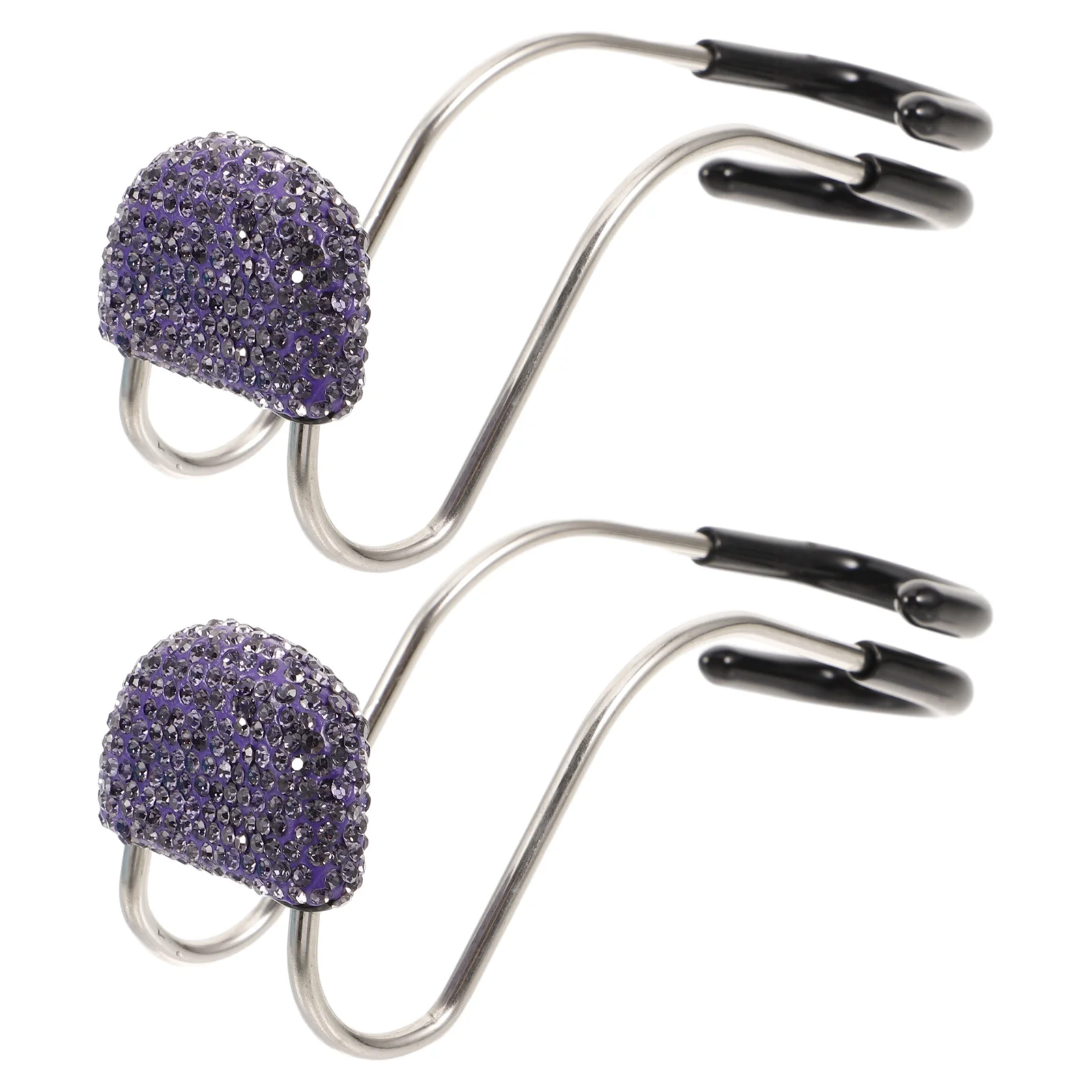 

1Pair Decorative Car Headrest Hook Easy Install Sturdy Bag Coat Jacket Hanger Car Jacket Hanger Vehicle Headrest Hook