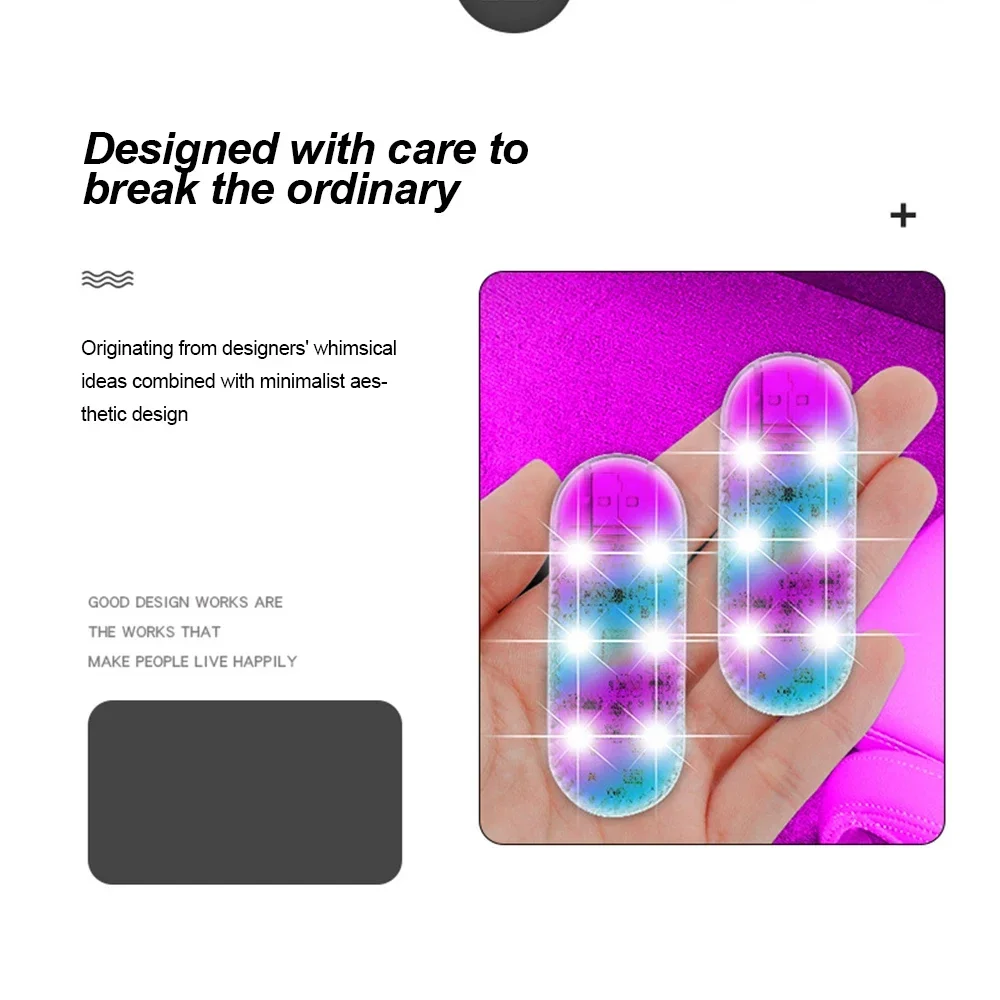 متعدد الألوان أضواء السيارة اللاسلكية LED اللمس ضوء سقف الاستشعار قراءة مصباح USB صغير شحن ضوء اكسسوارات السيارات الداخلية