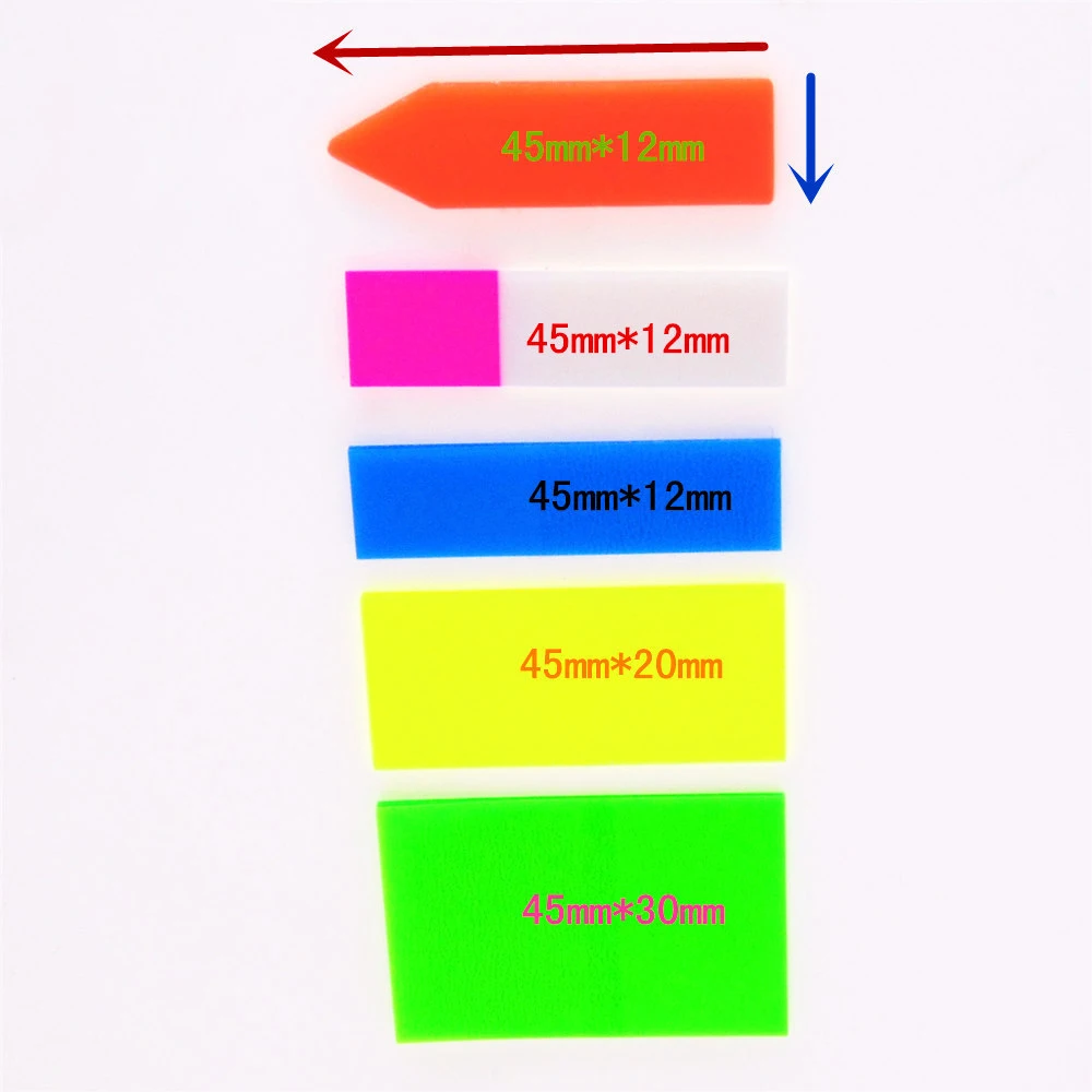 Self Adhesive Index Tags N times Sticky Office School Supplies Note Stickers Bookmark Stickers Sticky Notes
