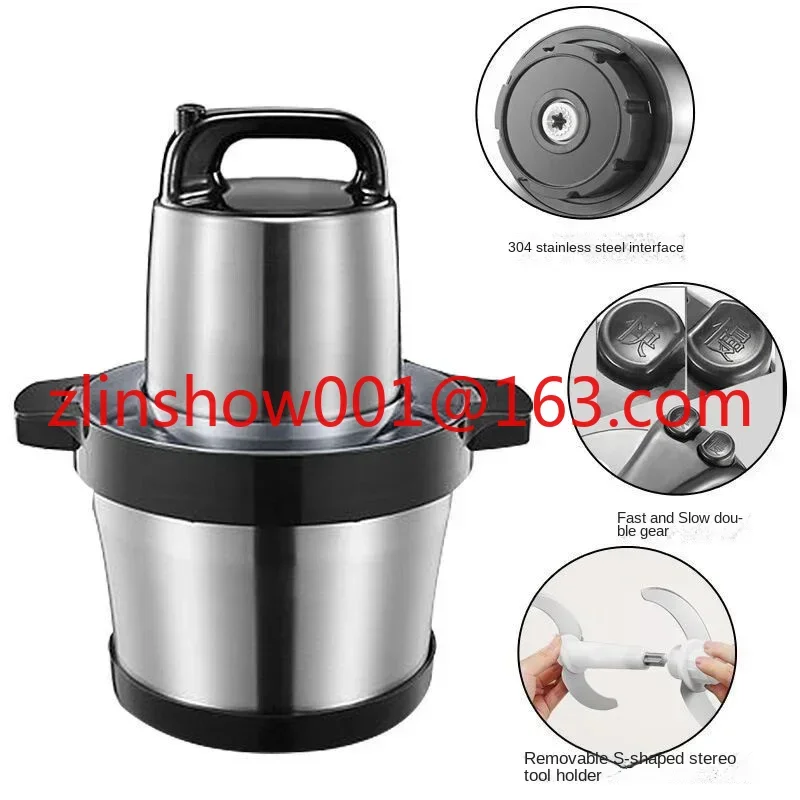 

6L Multifunction Meat Grinder Machine Chopper Mincer Stainless Steel