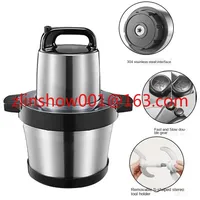 6L Multifunction Meat Grinder Machine Chopper Mincer Stainless Steel