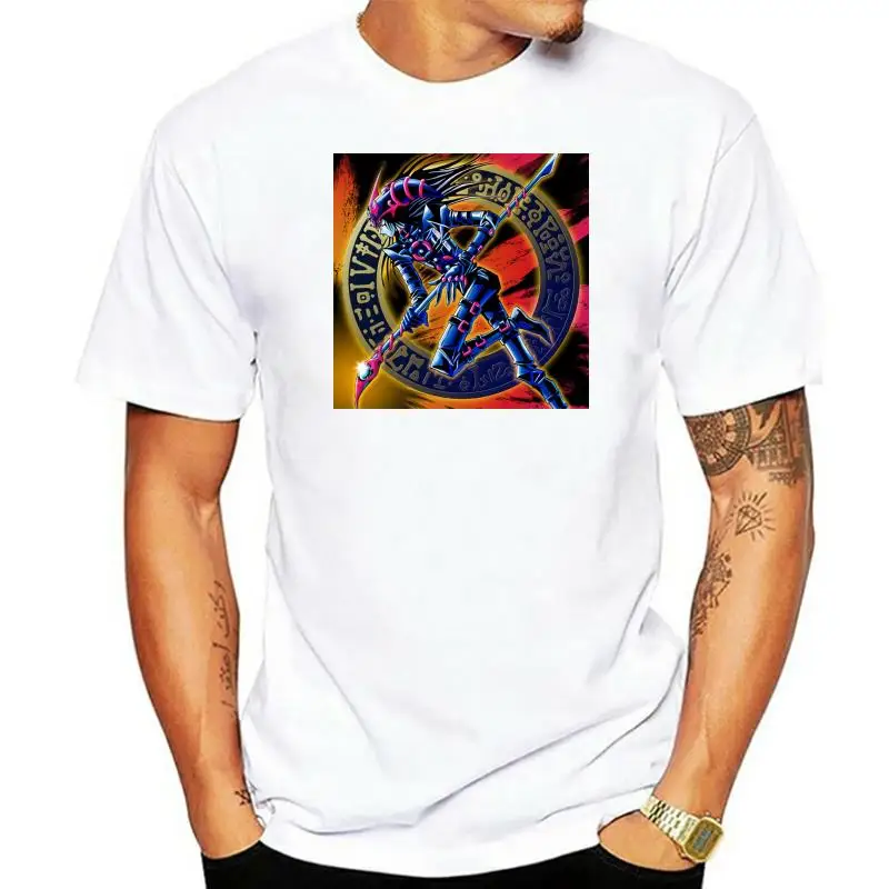 Camiseta negra de dibujos animados de Anime para hombre, cartas de dios egipcio, Yu Gi Oh, talla S 3Xl, caliente