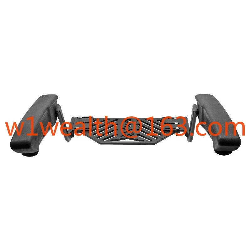 Universal Motorcycle Rear Top Trunk Rack Backrest Armrest Kit with Armrests for Passenger Premium Seats and Backrests