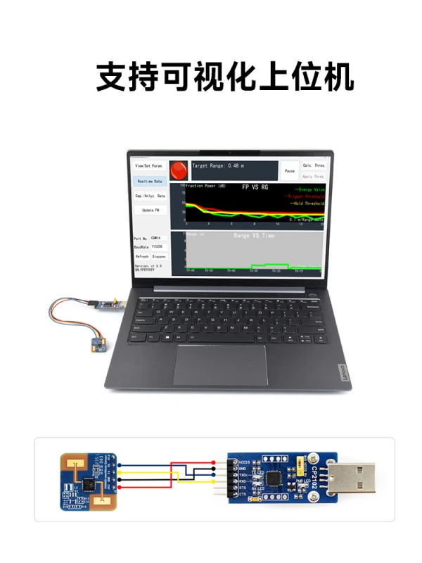 24GHz Millimeter Wave Radar Module S3KM1110 Sensor FMCW Frequency Modulation Continuous Wave