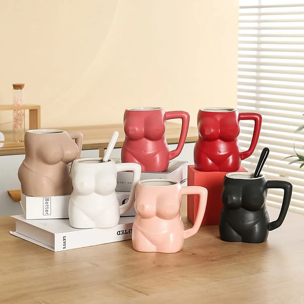 

Women Body Sexey Girls Body Ceramic Mug Funny Bikini Procelain Cup With Hnadle Breakfast Milk Tea Mug