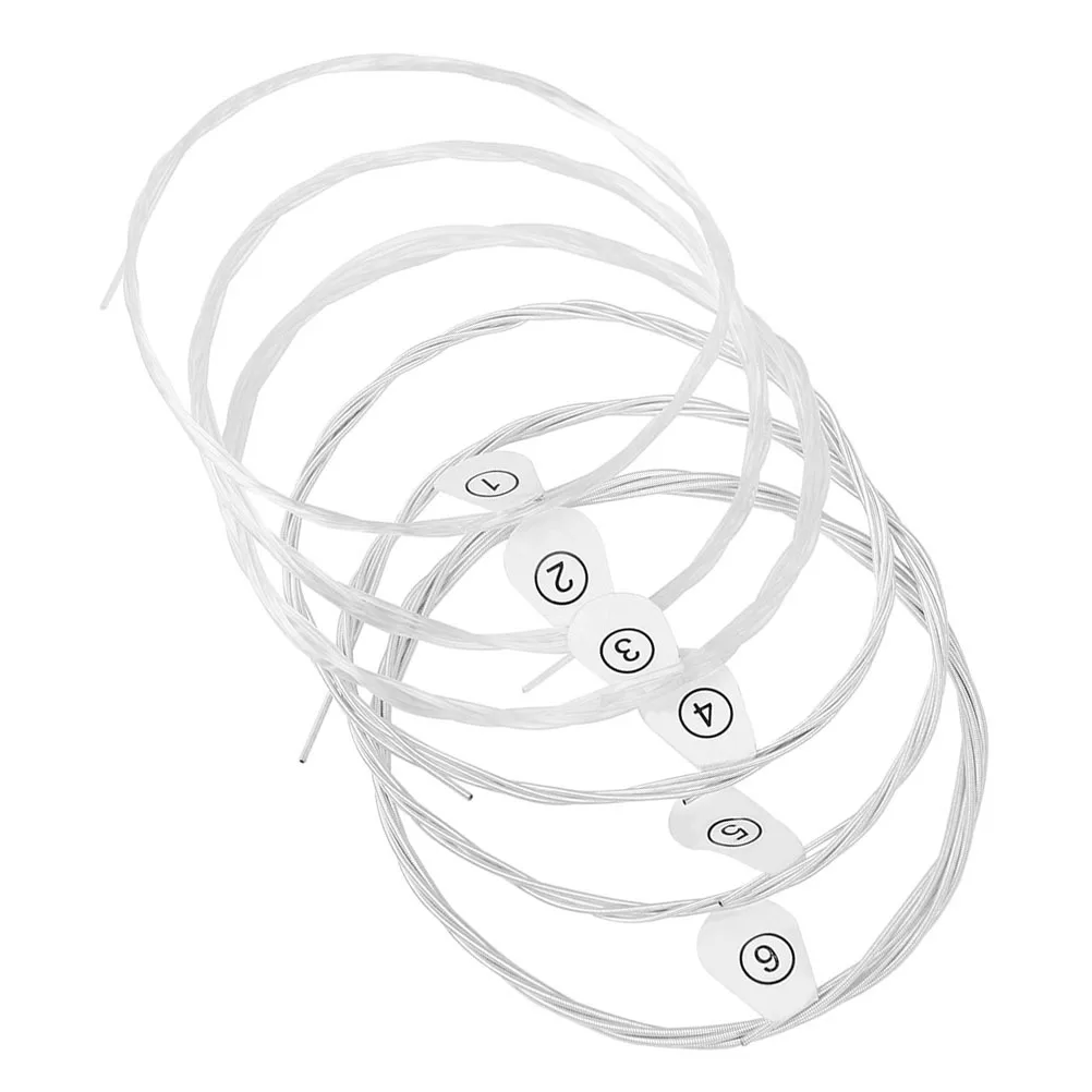 

1 Set Universal Electric Strings Replacement Bright Tone Long Sustain Durable Professional String For Players Guitar Accessories