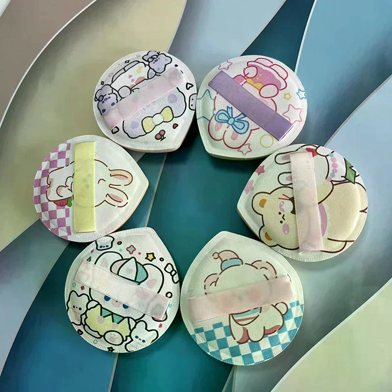 /ACR/Cartoons Powder Puff Air Cushion BB Cream Foundation Concealer Makeup Sponges Soft Face MakeUp For Women Beauty Tool 1/3Pcs
