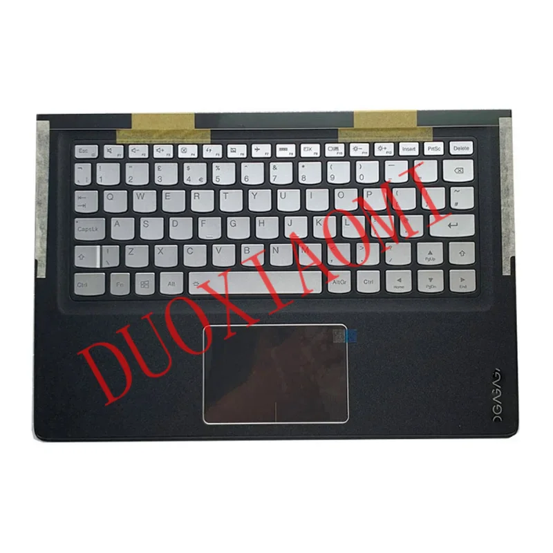 

New C Cover Upper Case Palmrest with UK English Backlit Keyboard for Lenovo Ideapad Yoga 900S-12ISK Laptop 5CB0K93854 SN20K09882