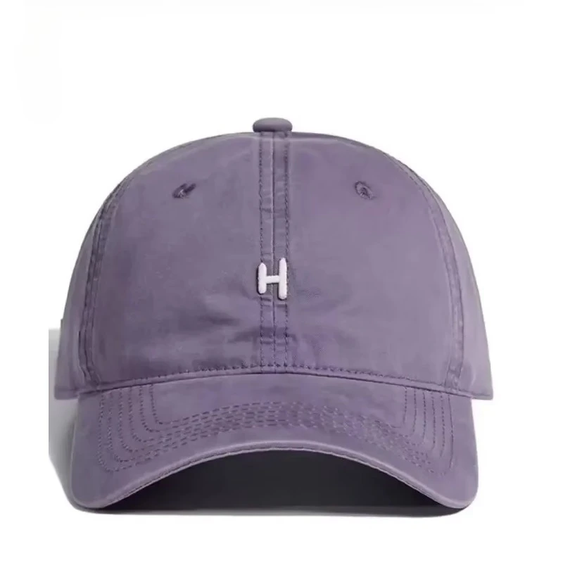 Best Seller Soft Top Baseball Cap Embroidered Sporty Wide Brim Feminine Face Slimming Unisex Casual Hat Suitable for All Seasons
