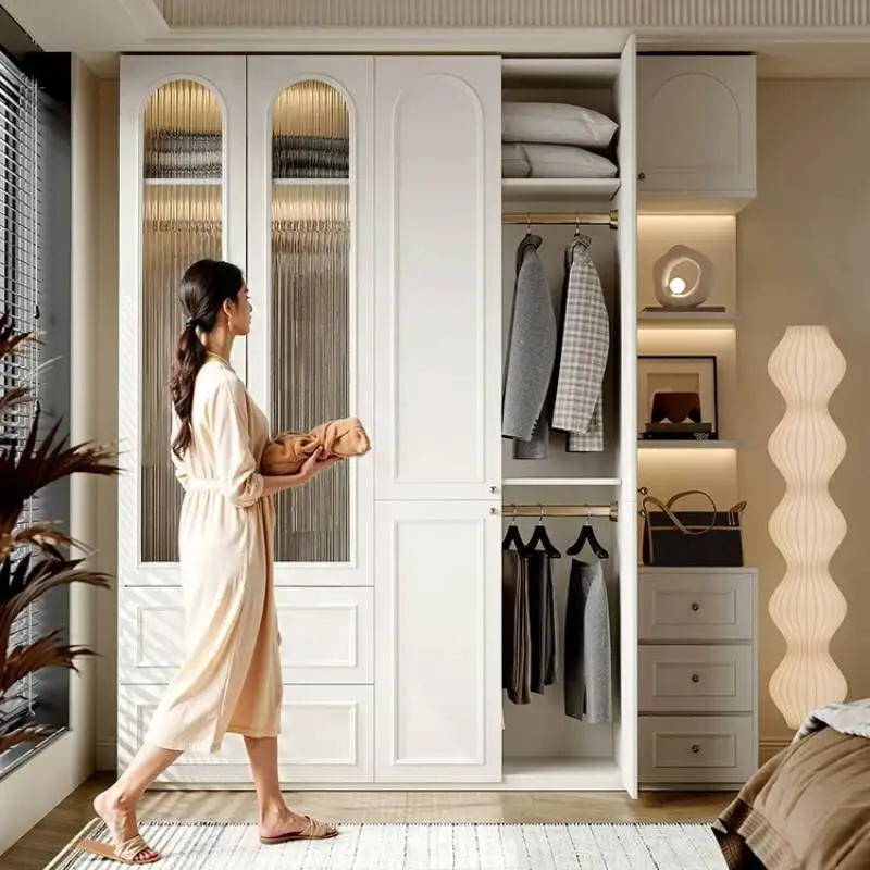 Assemble Drawers Wardrobe Closet Wooden Divider Corner Living Room Wardrobes Storage Space Saving Muebles Para Hogar Furniture