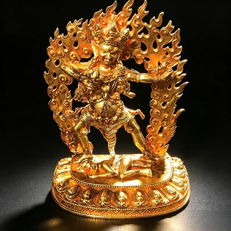 Ekajati Statue Tibetan Buddhist One-Hair Mother Dharma Protector Sculpture Nepal Tantric Buddha Figurine Home Altar Worship