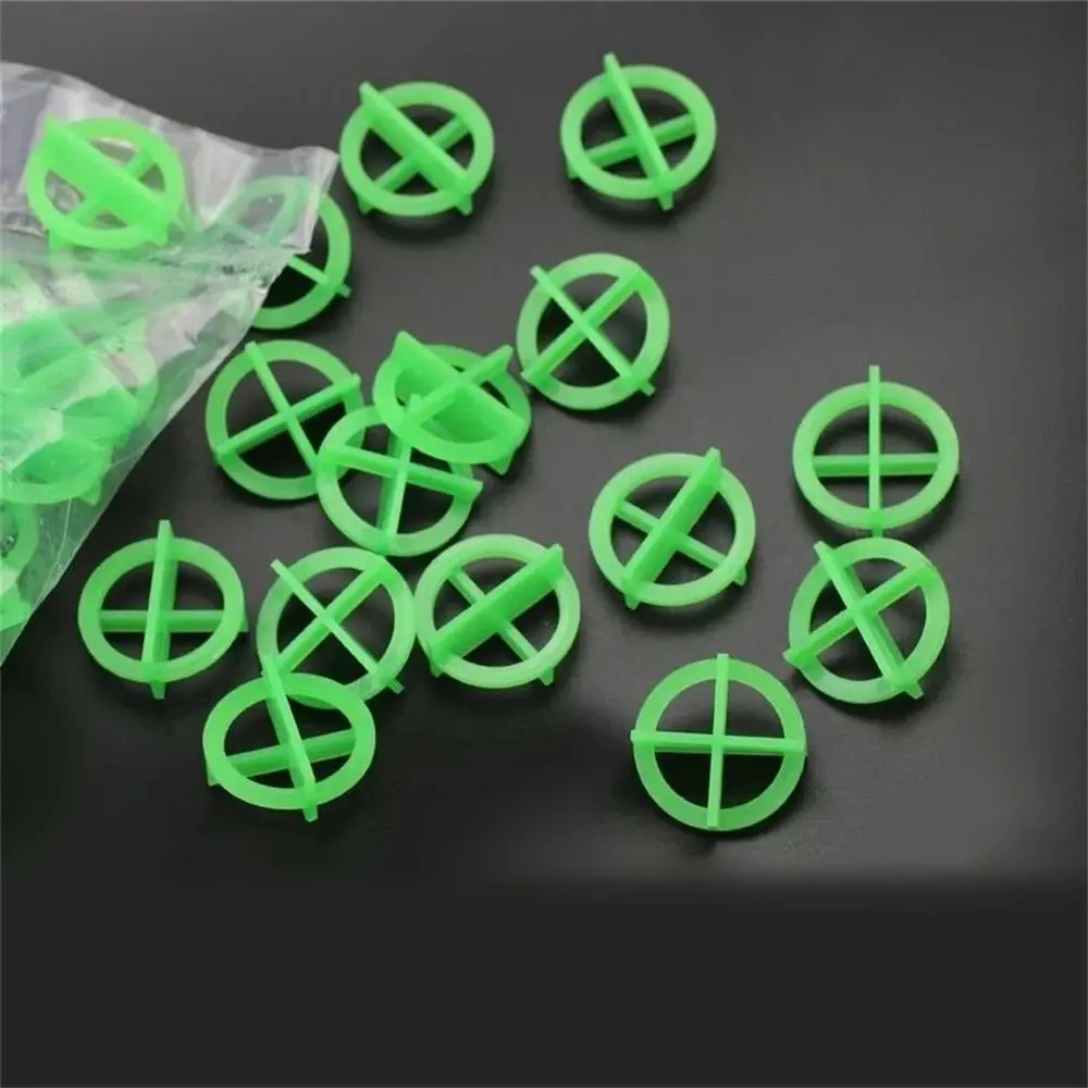 100Pcs Green or White 1.5mm 2mm 3mm Reusable Tile Cross Wedge For Flooring Wall Tile Carrelage Leveling System Leveler