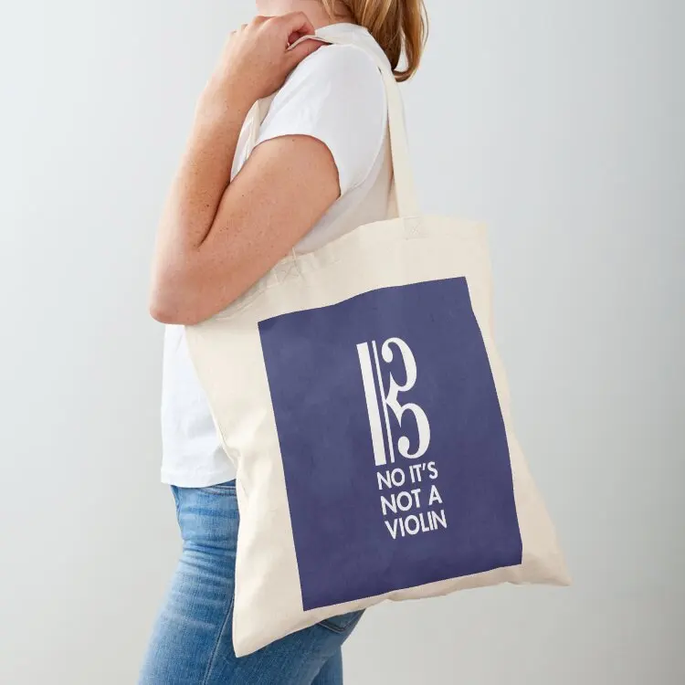 No es no un violín - Alto Clef - Viola Gifts Tote Bag Bolso de compras para mujer Bolsos de señora bolso de mano lindo