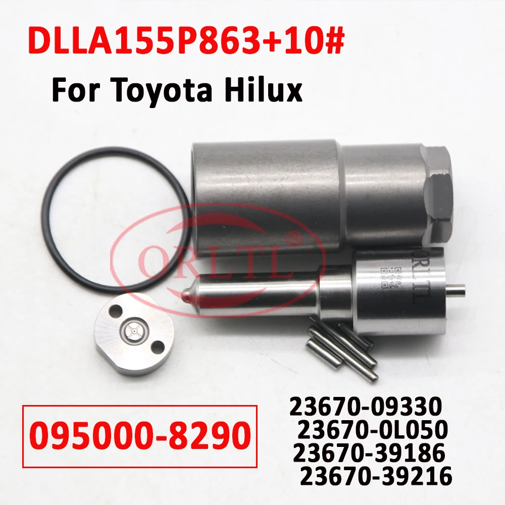 095000-8290 Diesel Injector Repair kits Nozzle DLLA155P1062 Valve Nozzle for Toyota Hilux 23670-0L020 23670-0L050 23670-39186