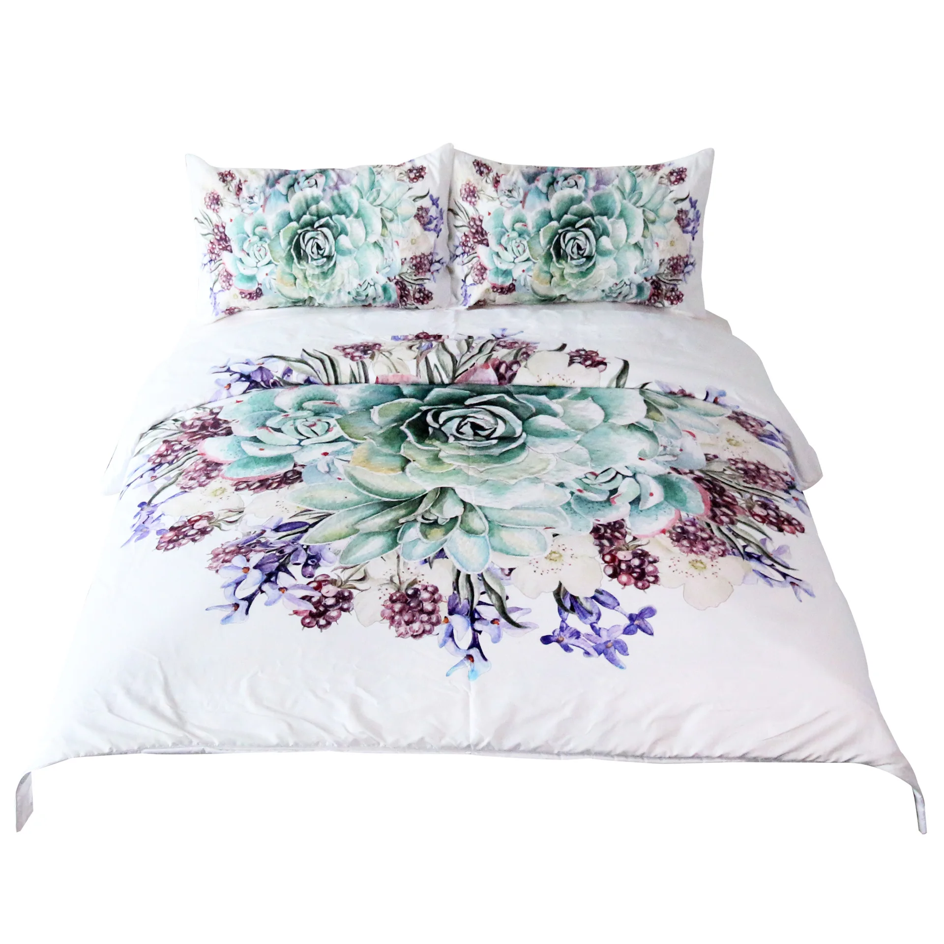 

BEST.WENS European And American Style 3d Duvet Covers Pillowcases Sheet Comforter Bedding Sets Bedclothes Bed Linens Jacquard