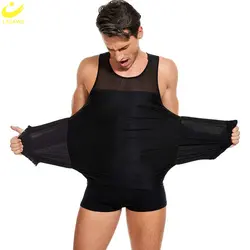 LAZAWG Men's Shapewear Slimming Tank Tops Compression Tummy Control  Body Shaper Top Fat Burner Exercise Sport Workout Fitness