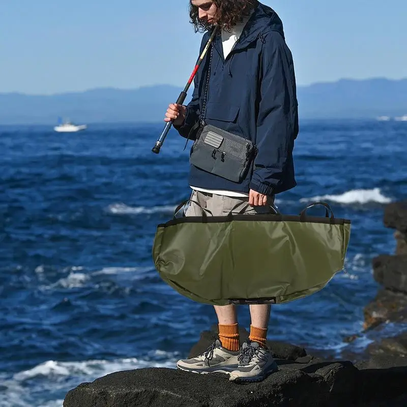 

Waterproof Fish Cooler Bag Waterproof Fish Bag Cooler Sturdy Portable Waterproof Fish Bag Foldable Waterproof Fish Cooler For