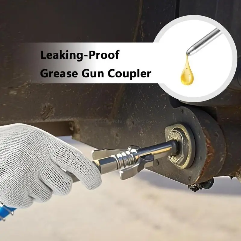 

Metal Grease Nozzle Adapter Fast Release Mechanism Ergonomic Handle For Efficient Lubrication In Industrial Applications