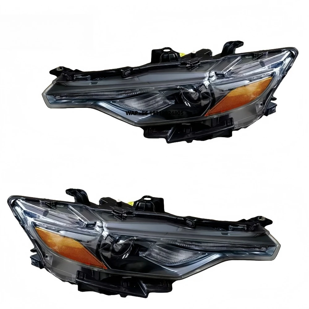 

LED Headlights 12V New for Levante American Version OEM 670034640 670034643 H4 Bulb Shape 65W