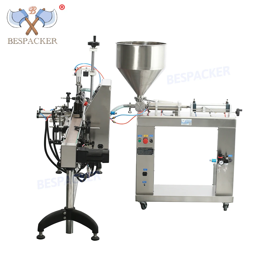 Bespacker GSLD-1000A Riempitrice semplice per succhi di peperoncino, burro di arachidi, acqua pura